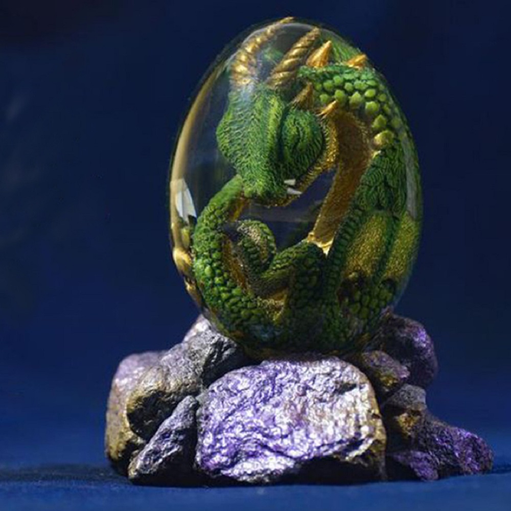 Dinosaur And Craft - サポートベース付きの溶岩像,樹脂製の置物,恐竜の卵,テーブルショーピース,家の芸術的な装飾,クラフトギフト