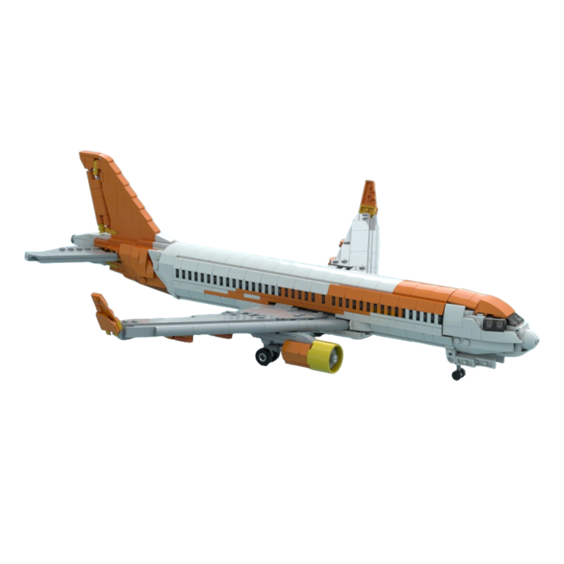 Art Craft Ideas Easy - 1100ピース MOC イージージェット エアバス A320 クリエイター