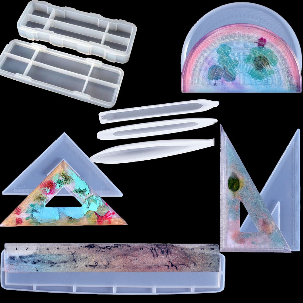 Art Craft Youtube - DIY シリコーン型ボールペンチューブ装飾品樹脂クリアモールドクリスタルモールドジュエリー装飾クラフトエポキシ樹脂モールドアート