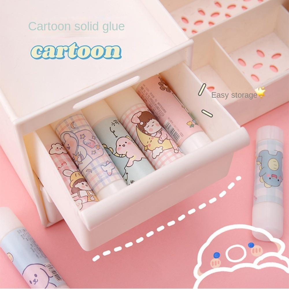 Art Craft 5 Year Old - 子供のための漫画の固体接着剤スティック、pva、アートクラフト用品、実用的なオフィス