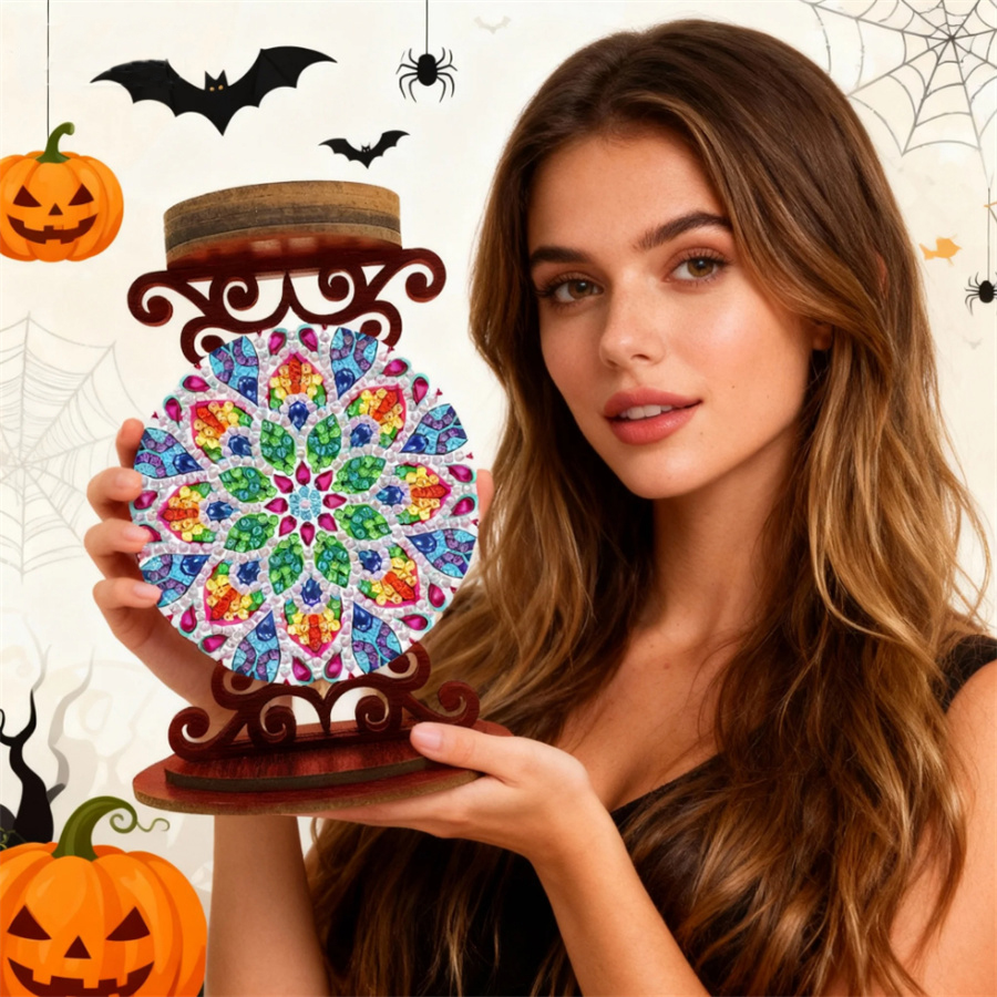 花の形をしたキャンドルホルダー、ハロウィーンのギフト、ダイヤ - Art Craft Holiday のレビューと価格