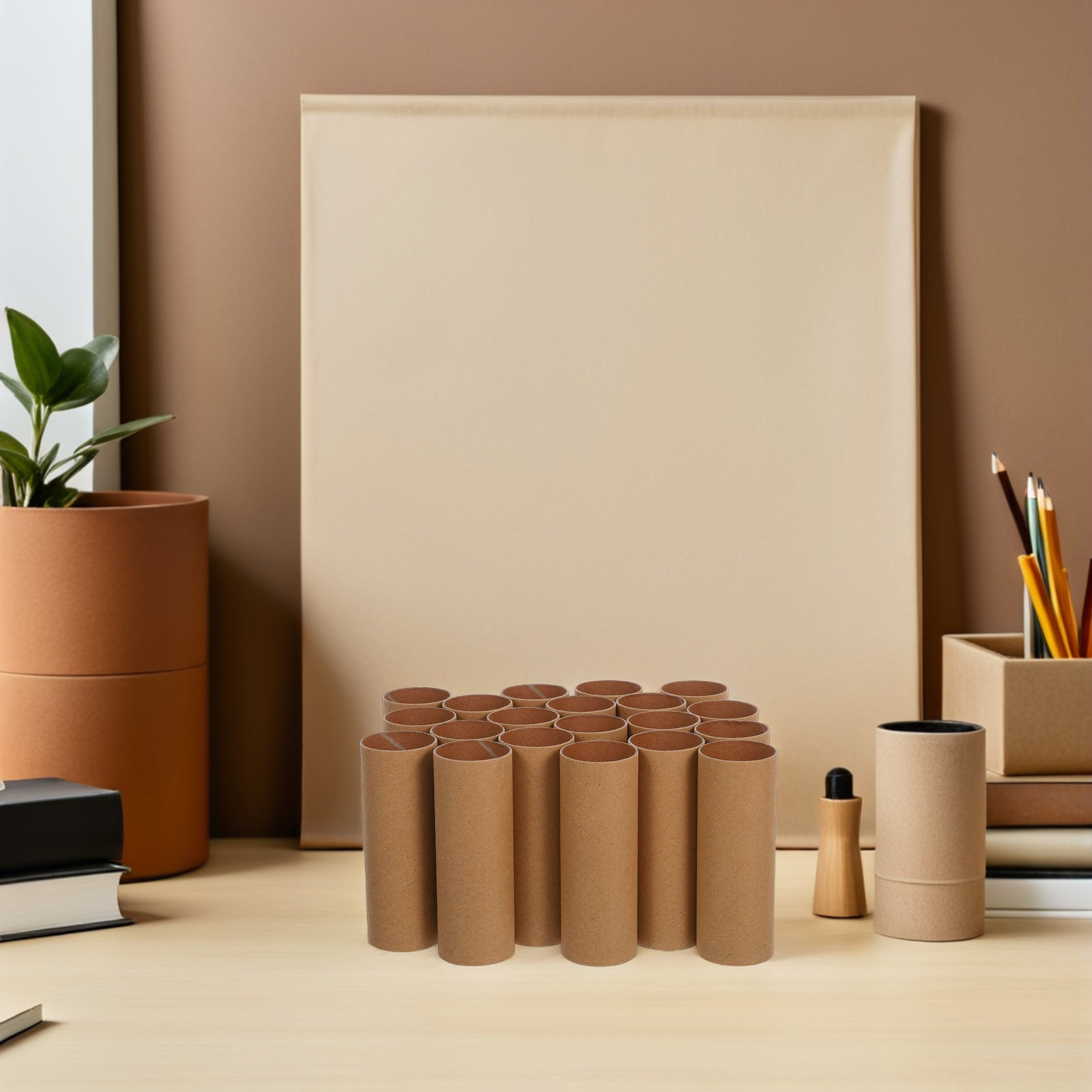 30個入り、段ボール製の円筒形紙管。DIY用。サイズは4.3 - Art Craft Youtube のレビューと価格