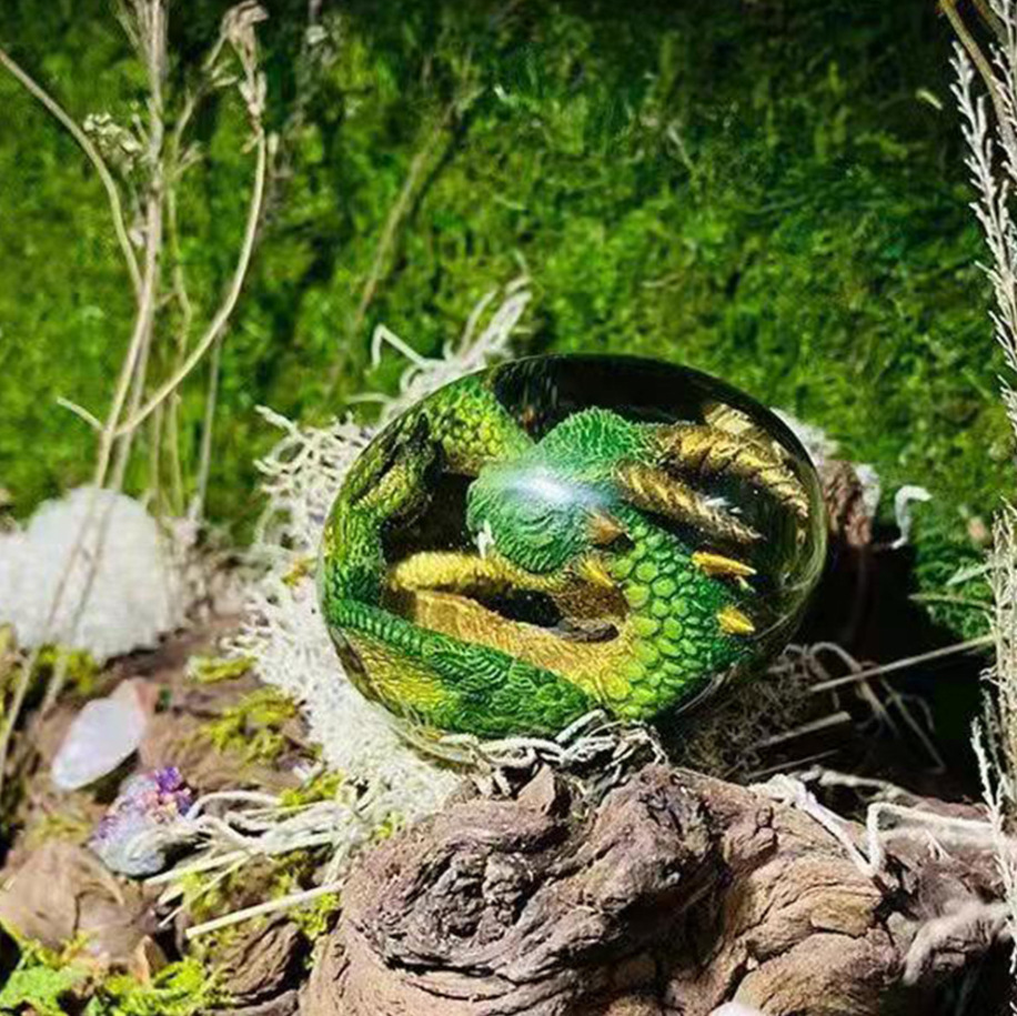 サポートベース付きの溶岩像,樹脂製の置物,恐竜の卵,テーブル - Dinosaur And Craft のレビューと価格