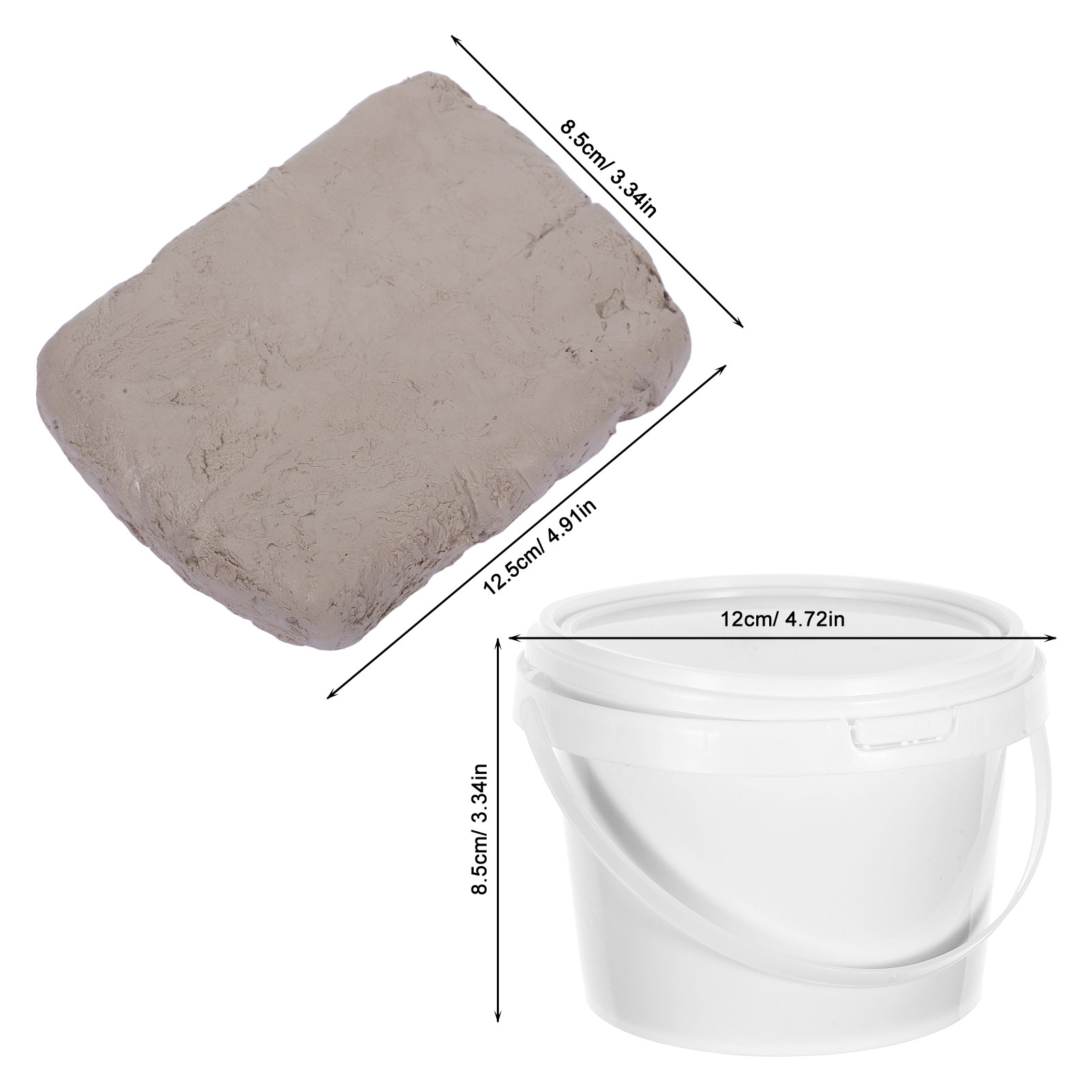 1セット入り、速乾性のある白い粘土500g。DIYクラフトプ - Art Craft For Adults のレビューと価格