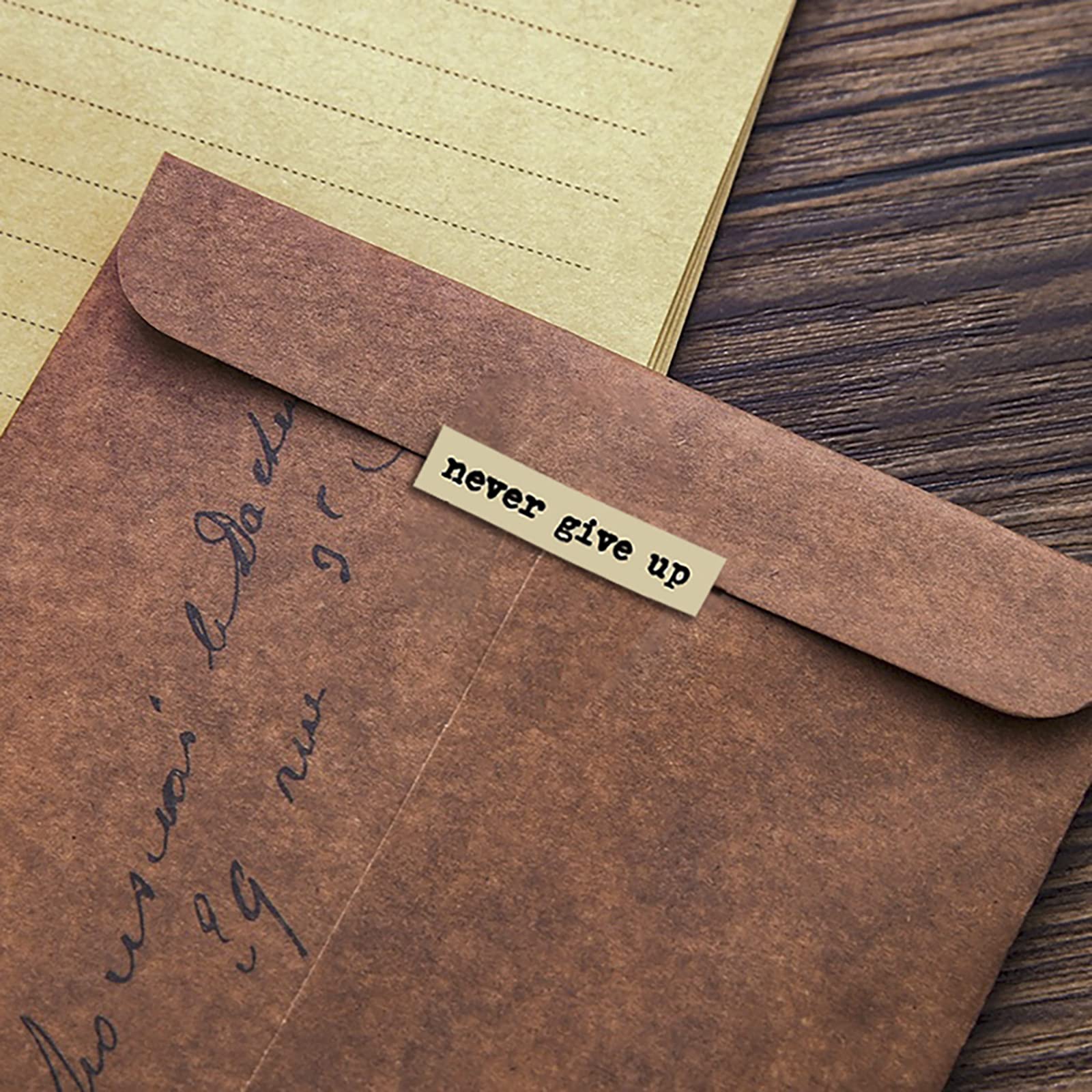 ブラウンノート引用ステッカー8枚、インスピレーション引用ステ - Art Craft Journals のレビューと価格