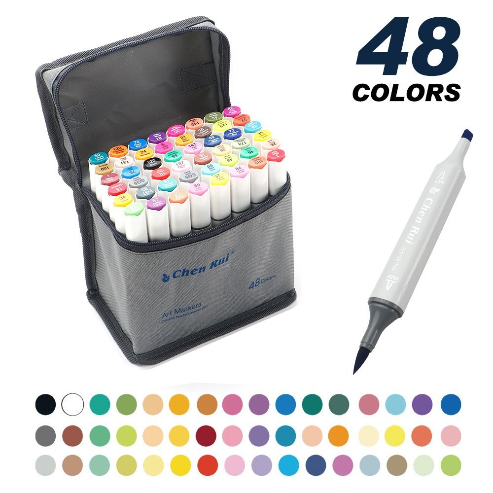 48/60 個ポータブルアルコールインクアルコールマーカーデ - Alcohol Ink Set のレビューと価格