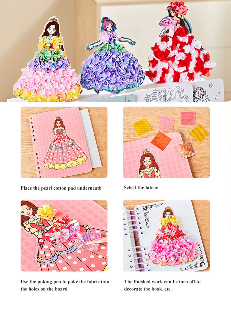 DIY 絵画ステッカークラフトおもちゃ子供アート女の子突くプ - Art Craft 5 Year Old のレビューと価格