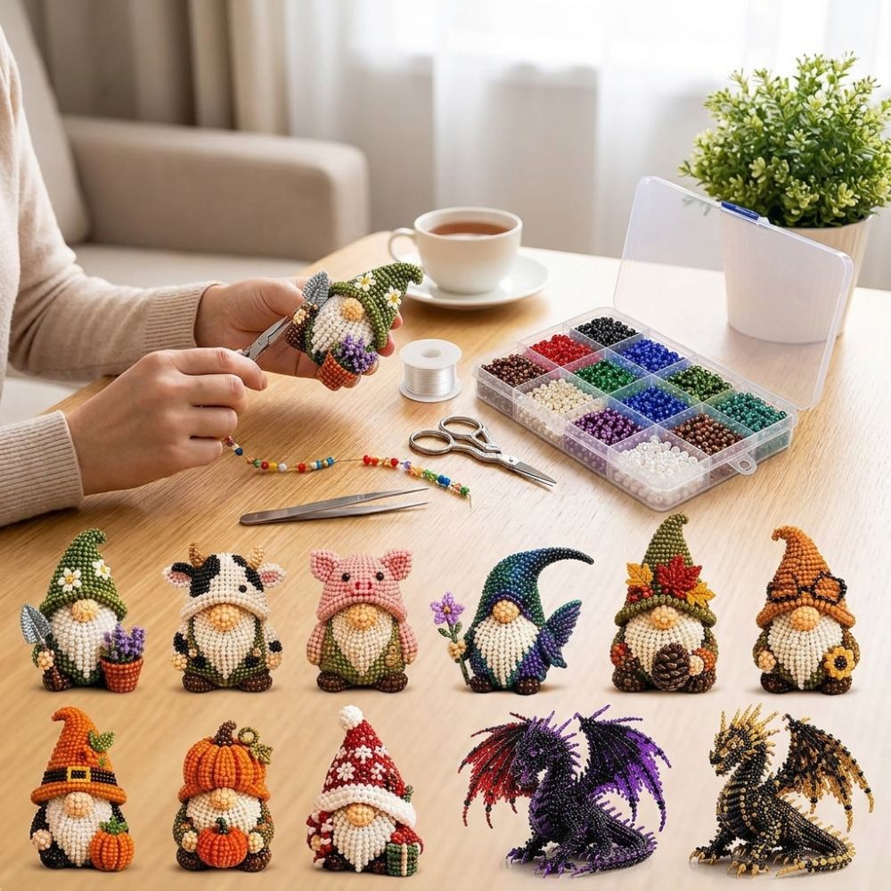鮮やかなチューブビーズ 3D ビーズ DIY クラフトキット - Art Craft Youtube のレビューと価格