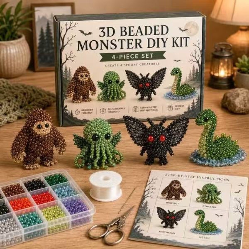 手作りDIY動物ビーズ刺繍キット カラフルな小さな3Dビーズ - Art Craft Education のレビューと価格