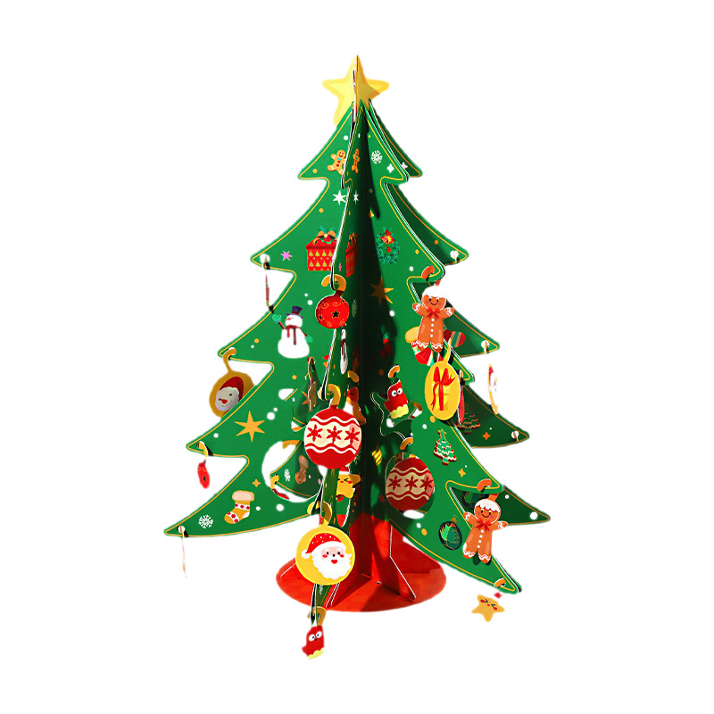 DIYクリスマスツリークラフトキット 3Dペーパークリスマス - Art Craft Education のレビューと価格