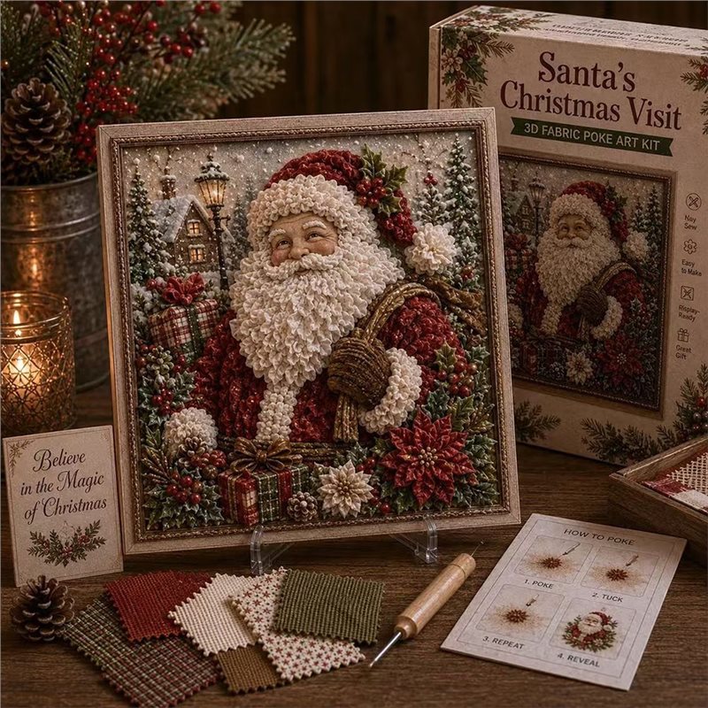 CYGJ-布を使ったポケアートDIYキット。クリスマスツリー - Art And Craft For Xmas のレビューと価格