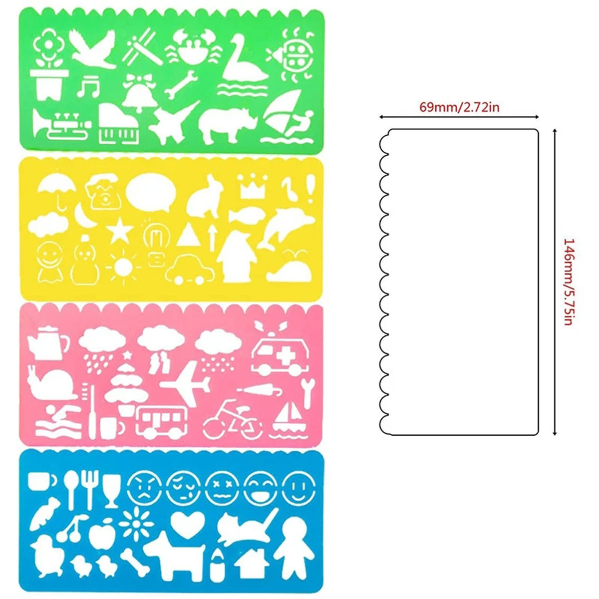 幾何学スピログラフ描画ステンシルセット絵画テンプレート定規ア - Art Craft 5 Year Old のレビューと価格
