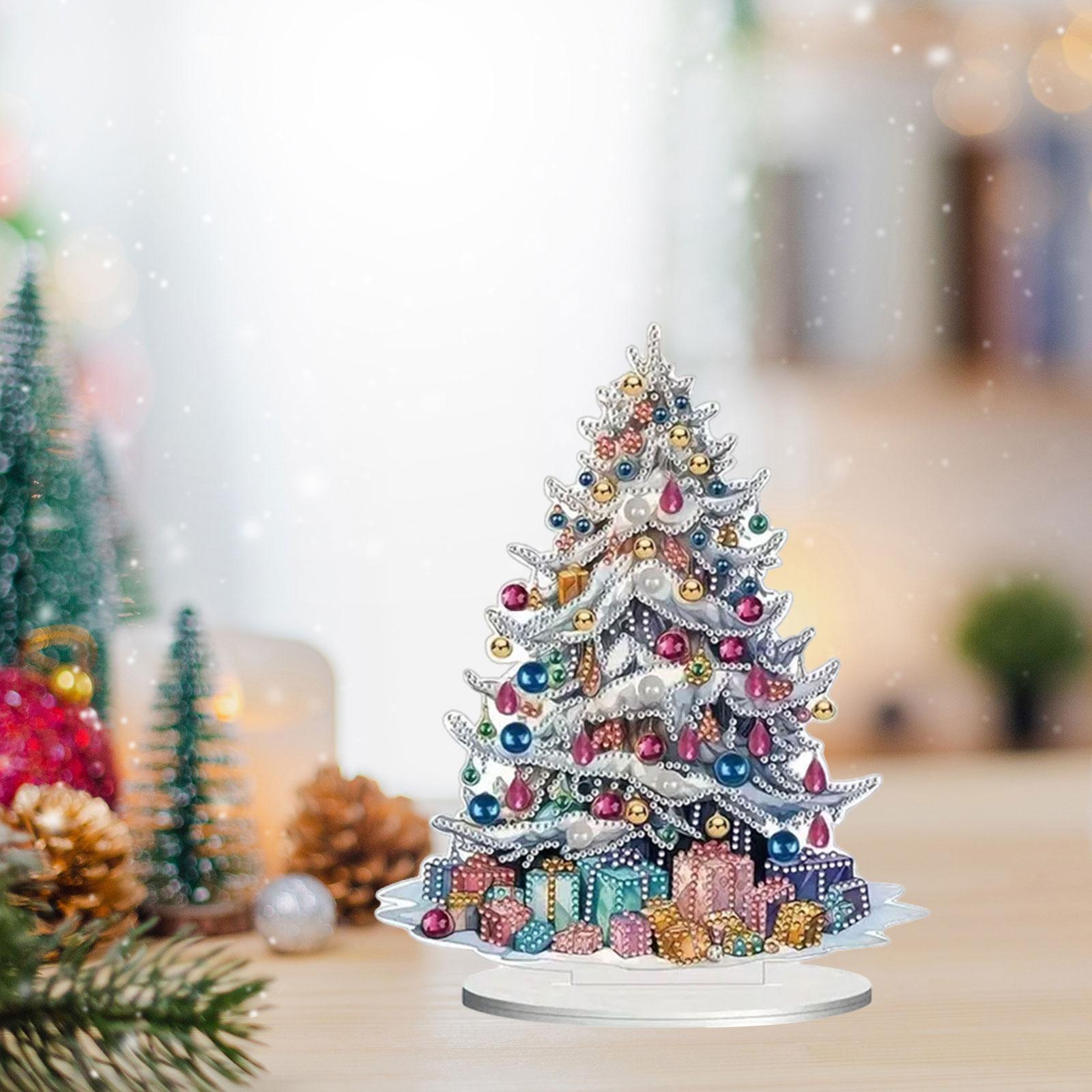 クリスマスツリーデスクトップ装飾クリスマス卓上オーナメントア - Art And Craft For Xmas のレビューと価格