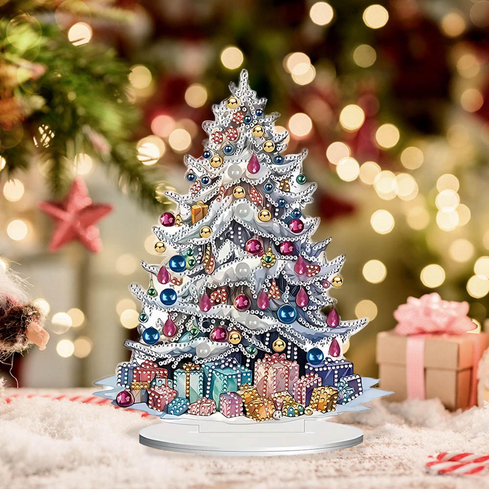 クリスマスツリーデスクトップ装飾クリスマス卓上オーナメントア - Art And Craft For Xmas のレビューと価格