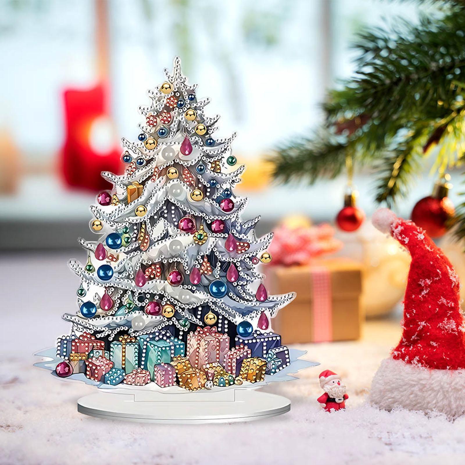 クリスマスツリーデスクトップ装飾クリスマス卓上オーナメントア - Art And Craft For Xmas のレビューと価格