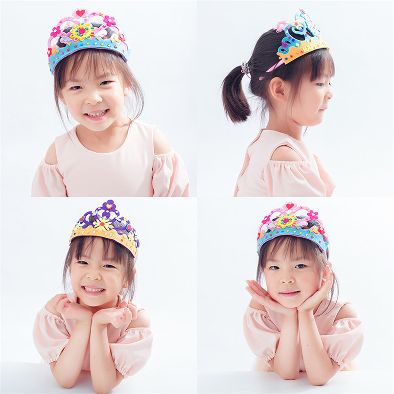 DIY 工芸品おもちゃクラウンクリエイティブ紙スパンコール花 - Art Craft 5 Year Old のレビューと価格