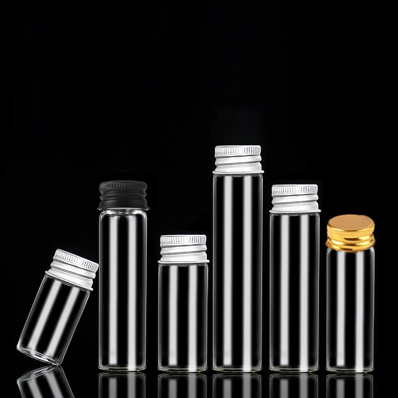 5 個 5ML-100ML ミニガラスアルミ蓋試験管ボトル  - Art Craft Youtube のレビューと価格