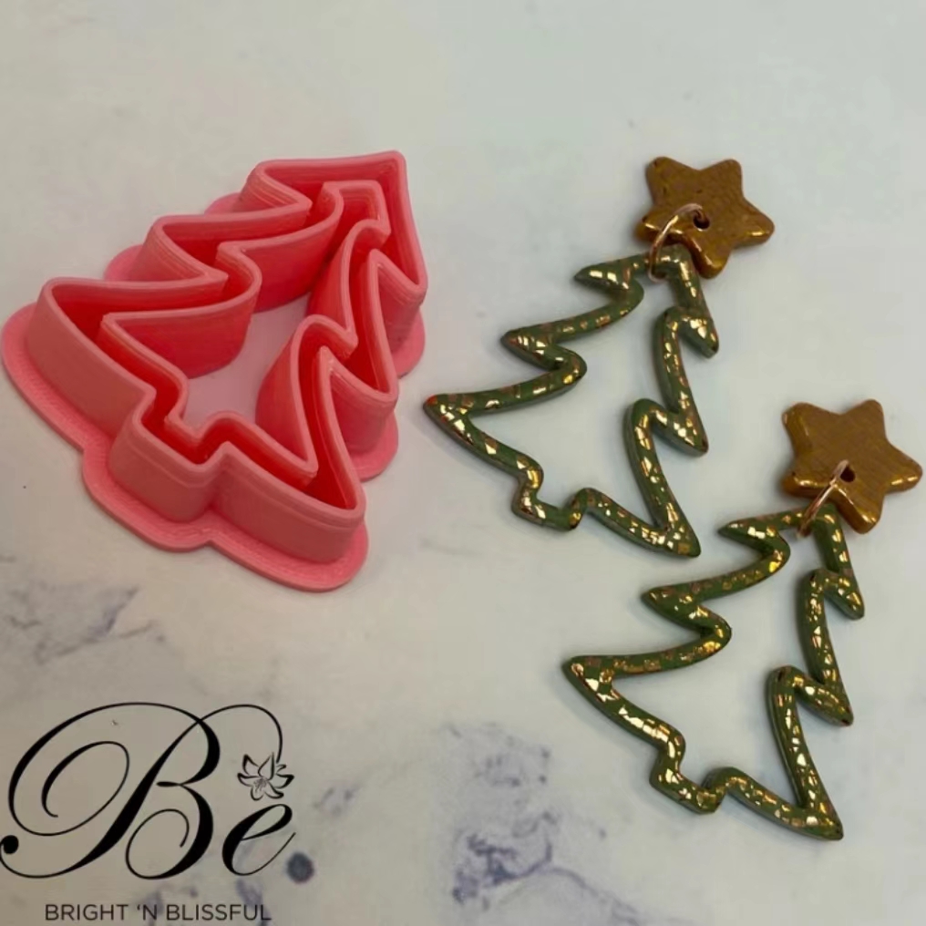 イヤリングのためのクリスマスツリーの形のセット、ユニークな、 - Polymer Clay Set のレビューと価格