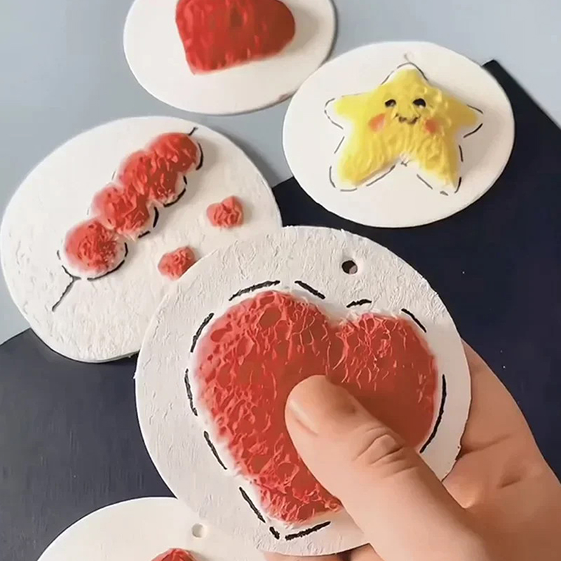 3D マジックふわふわフォームテクスチャ絵画紙子供のための  - Art Craft Education のレビューと価格