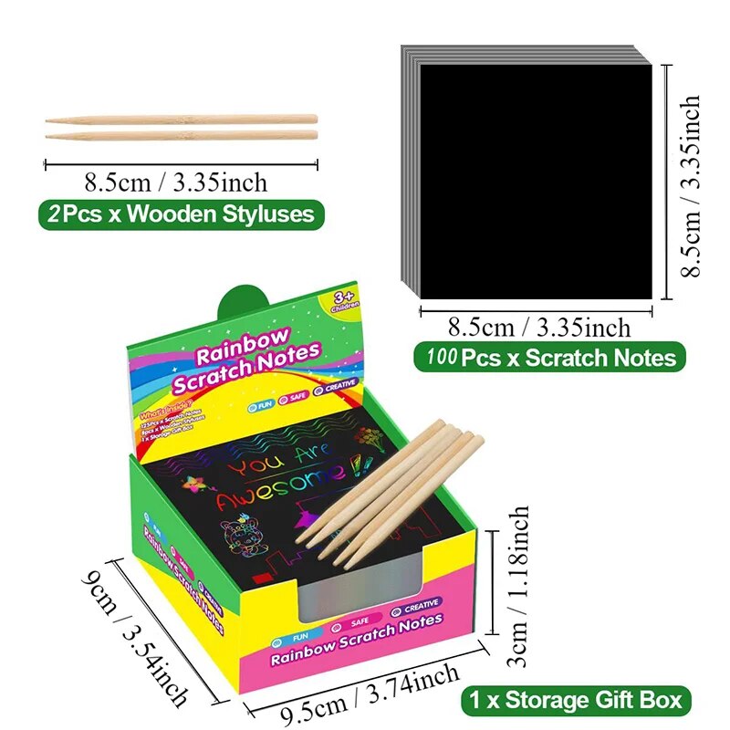 クリエイティブなスクラッチアートカードキットがたくさん！ 1 - Art Craft Education のレビューと価格
