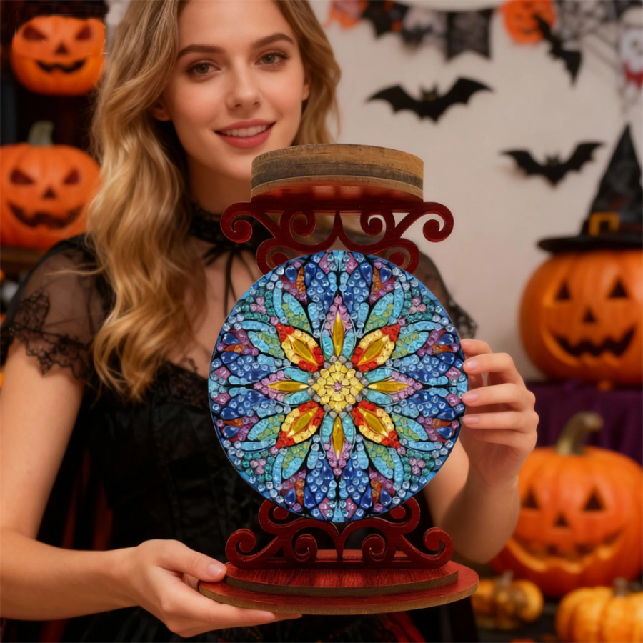 花の形をしたキャンドルホルダー、ハロウィーンのギフト、ダイヤ - Art Craft Holiday のレビューと価格