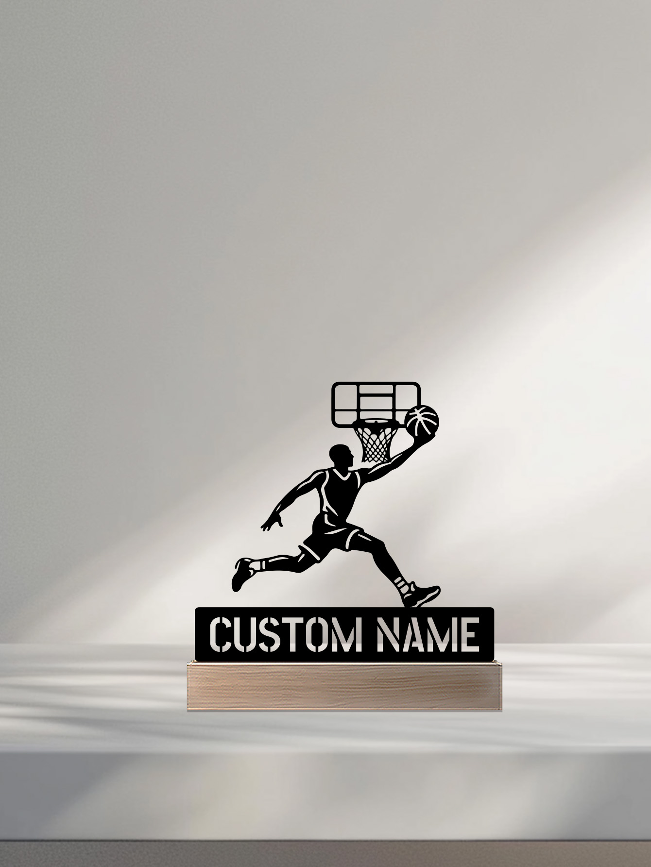 1個 シンプルなバスケットボール専門家 カスタムネーム入りメ - Art Craft Names のレビューと価格