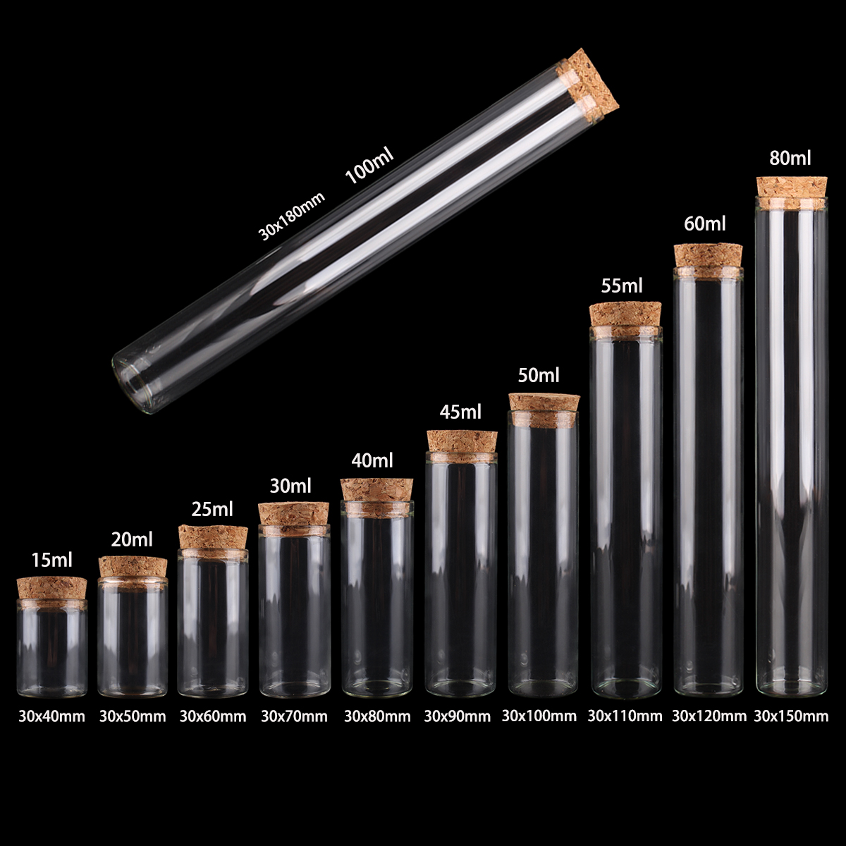12ピース/ロット15ml 20ml 25ml 30ml 4 - Art Craft Youtube のレビューと価格