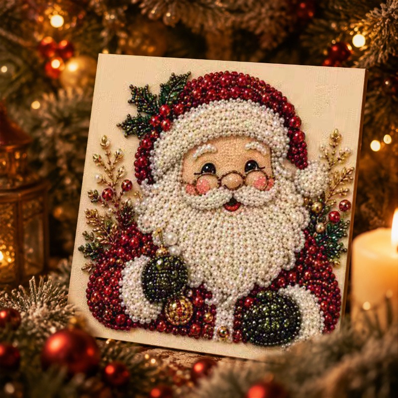 3Dクリスマスパールラインストーンペインティングキット DI - Art And Craft For Xmas のレビューと価格