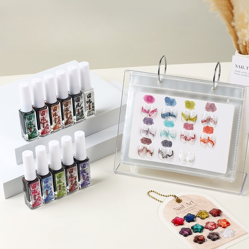 12色のアルコールインク、ネイルアート用、グラデーションやス - Alcohol Ink Set のレビューと価格