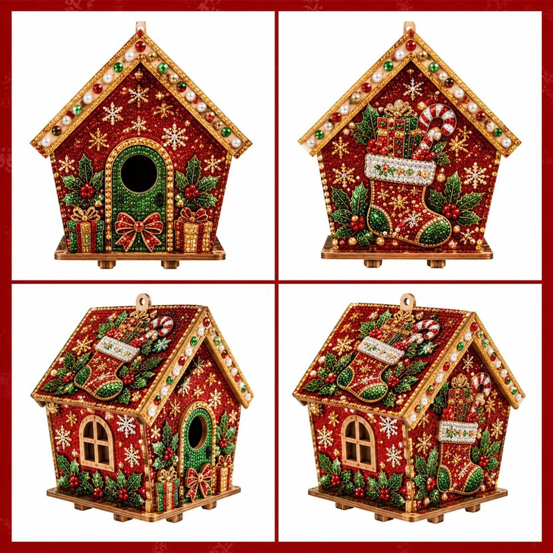 クリスマスDIYパールアート組み立てハウスキット サンタクロ - Art And Craft For Xmas のレビューと価格