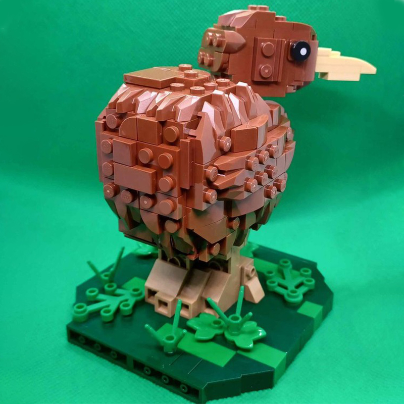 355ピース MOC彫刻 キウイモデル ビルディングブロック - Art Craft Ideas For Christmas のレビューと価格