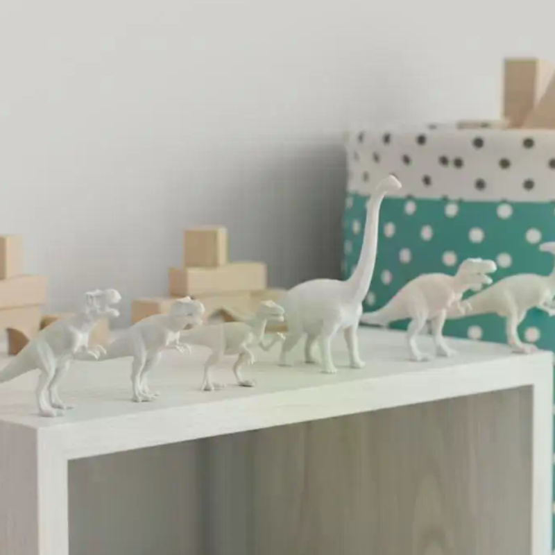 恐竜ホワイトエンブリオおもちゃセット1 DIYペイント可能な - Dinosaur And Craft のレビューと価格