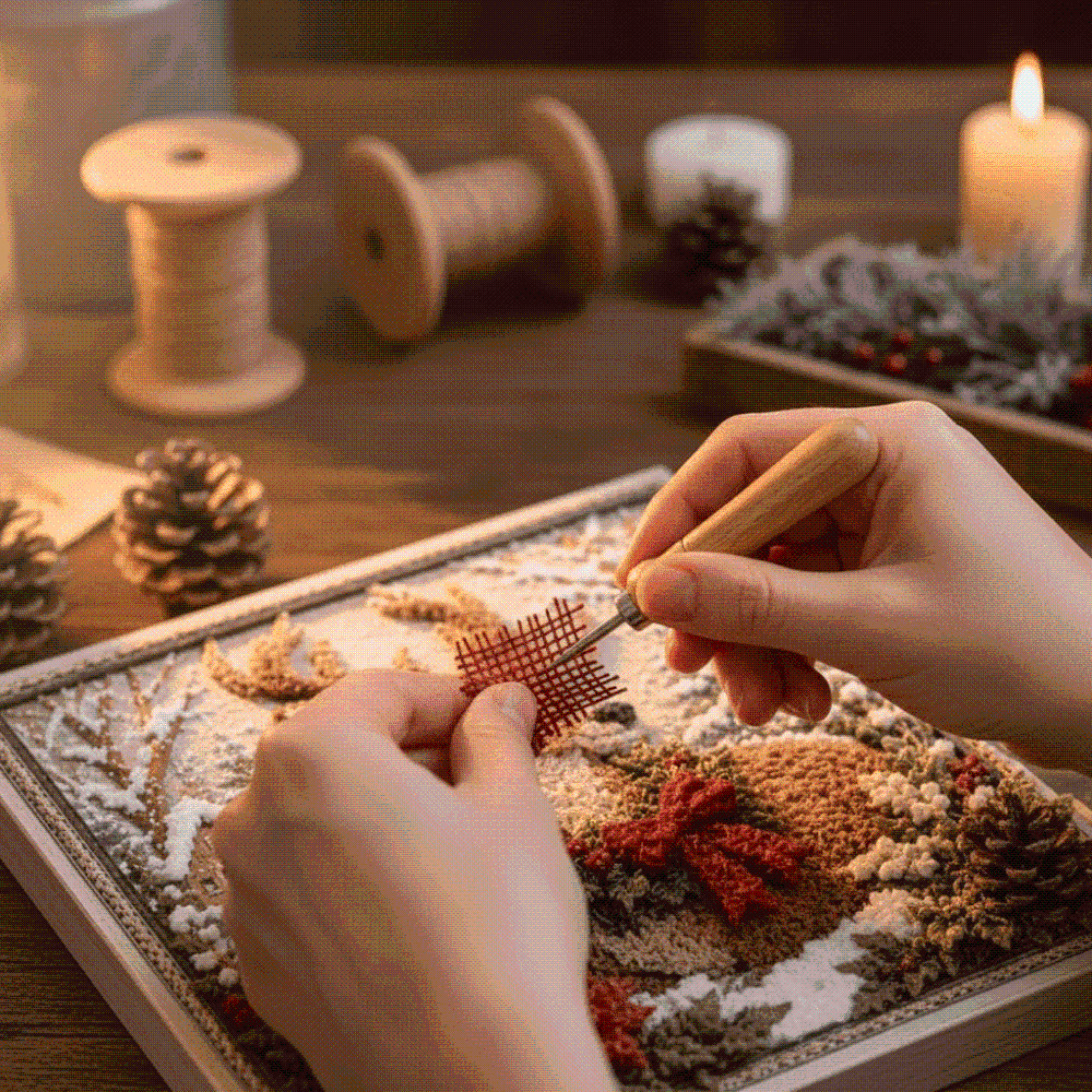 縫い目不要のクリスマスポケアート 簡単作成 厚紙製雪だるまオ - Art And Craft For Xmas のレビューと価格