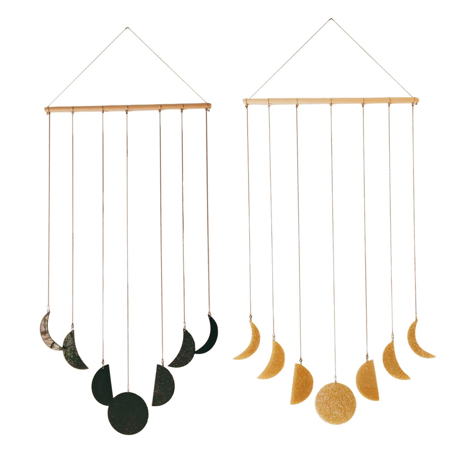 ムーンフェイズウォールハンギングデコレーション ボホアートク - Art And Craft For Nursery のレビューと価格