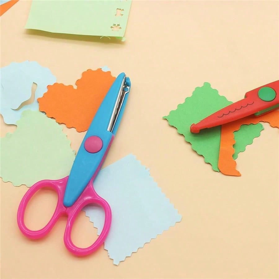子供用安全はさみセット 6種類の異なる形状 ステンレス製 P - Art Craft 5 Year Old のレビューと価格
