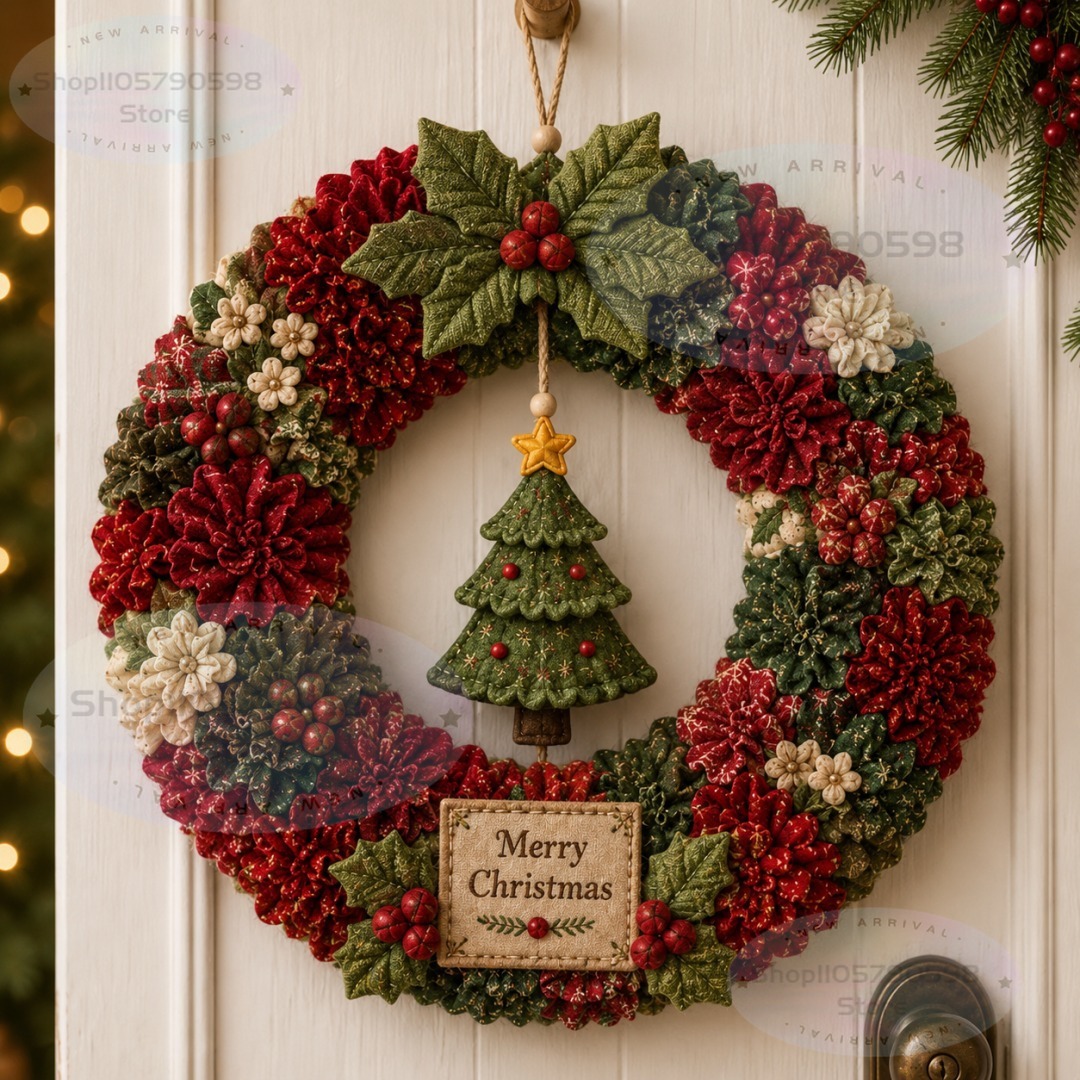 3DファブリックポケリースDIYキット、大人向けクリスマスリ - Art Craft Holiday のレビューと価格